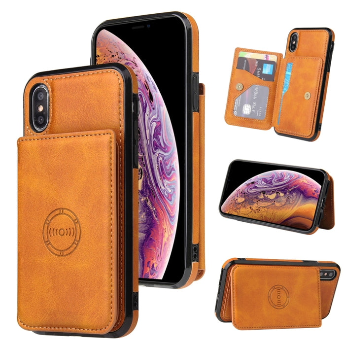 Estuche magnético con textura de becerro