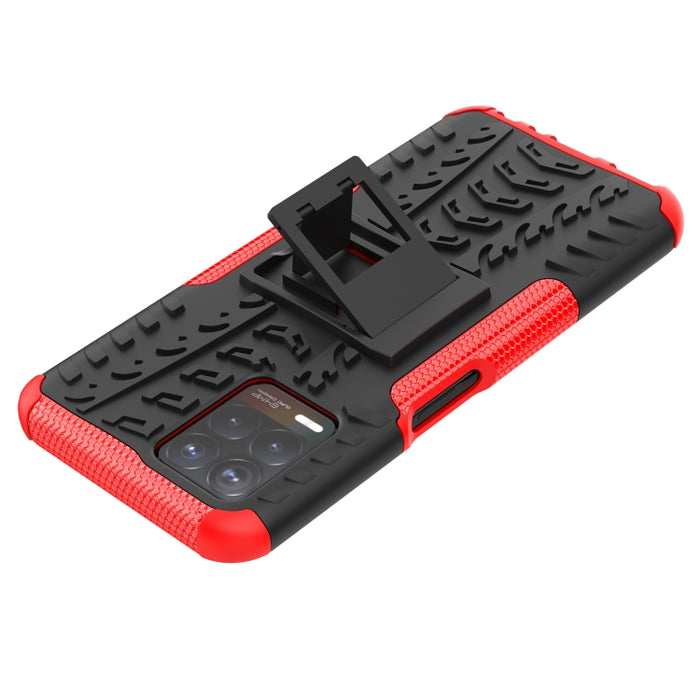 Funda para teléfono con textura de neumático TPU + PC con soporte, For OPPO Realme 8i, For Xiaomi Redmi Note 11 Pro (China), For Motorola Moto E40, For Samsung Galaxy A03 Global, For Samsung Galaxy A53 5G