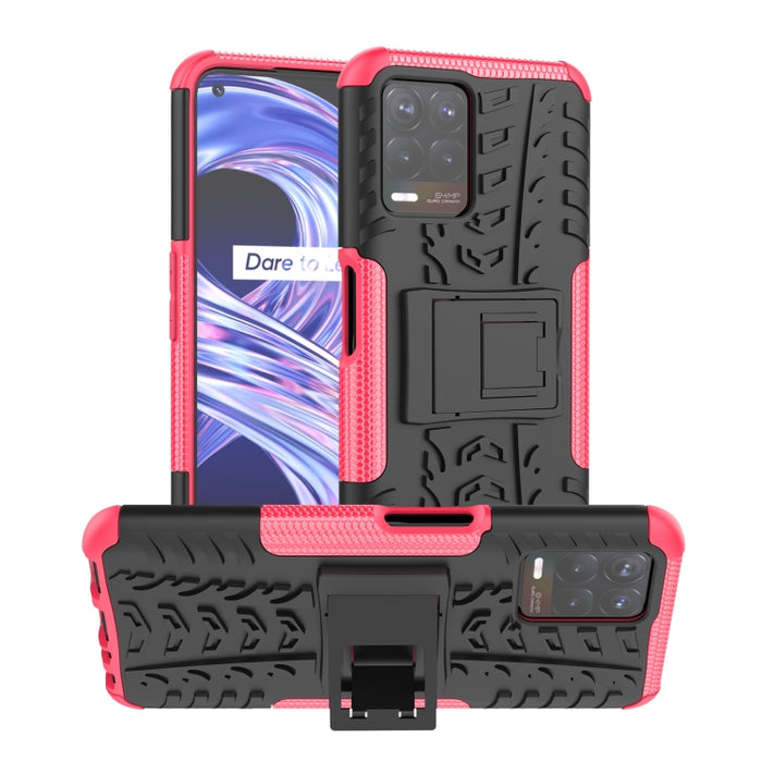 Funda para teléfono con textura de neumático TPU + PC con soporte, For OPPO Realme 8i, For Xiaomi Redmi Note 11 Pro (China), For Motorola Moto E40, For Samsung Galaxy A03 Global, For Samsung Galaxy A53 5G