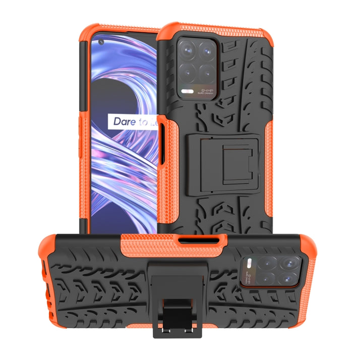 Funda para teléfono con textura de neumático TPU + PC con soporte, For OPPO Realme 8i, For Xiaomi Redmi Note 11 Pro (China), For Motorola Moto E40, For Samsung Galaxy A03 Global, For Samsung Galaxy A53 5G