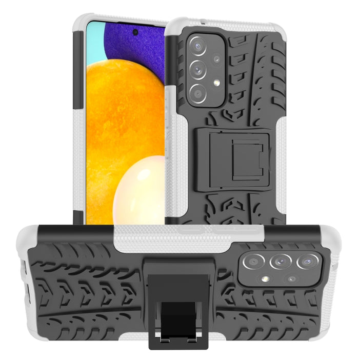 Funda para teléfono con textura de neumático TPU + PC con soporte, For OPPO Realme 8i, For Xiaomi Redmi Note 11 Pro (China), For Motorola Moto E40, For Samsung Galaxy A03 Global, For Samsung Galaxy A53 5G