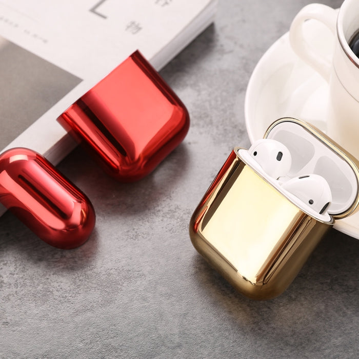 Estuche protector a prueba de golpes para auriculares de TPU electrochapado