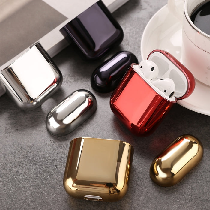 Estuche protector a prueba de golpes para auriculares de TPU electrochapado