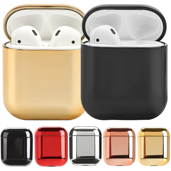 Estuche protector a prueba de golpes para auriculares de TPU electrochapado