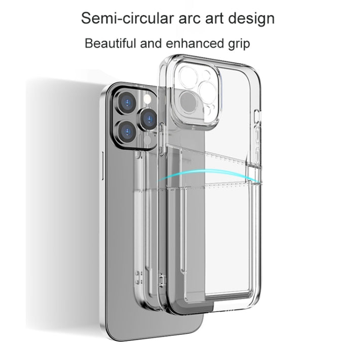 Caja del teléfono de TPU de doble tarjeta, For iPhone 12 Pro Max, For iPhone 11, For iPhone 11 Pro