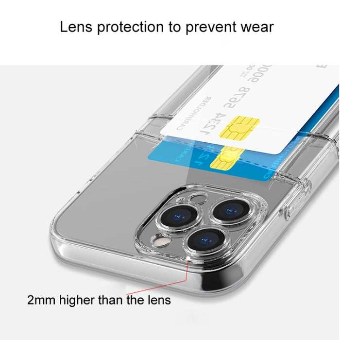 Caja del teléfono de TPU de doble tarjeta, For iPhone 12 Pro Max, For iPhone 11, For iPhone 11 Pro