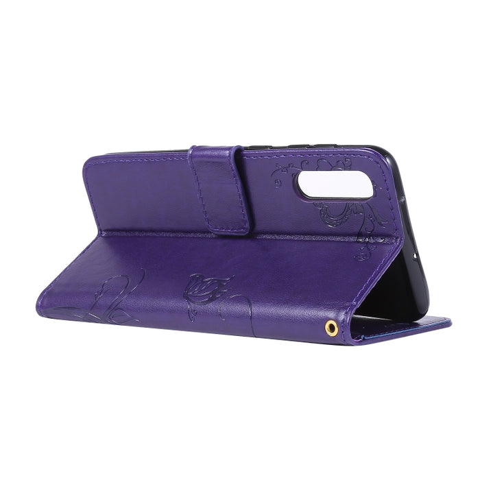 Ant Dating Series Estuche de cuero para teléfono móvil con soporte y ranura para tarjeta y billetera