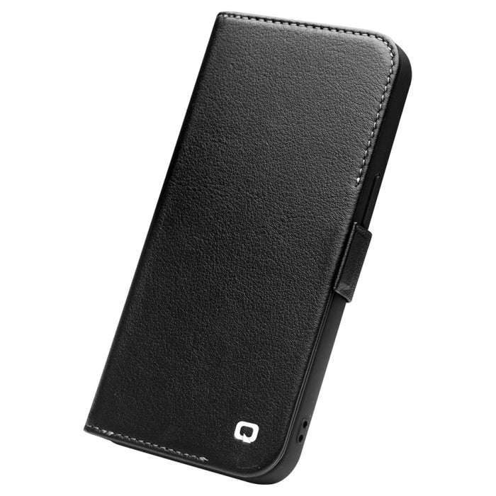 Estuche de cuero para teléfono con hebilla magnética QIALINO