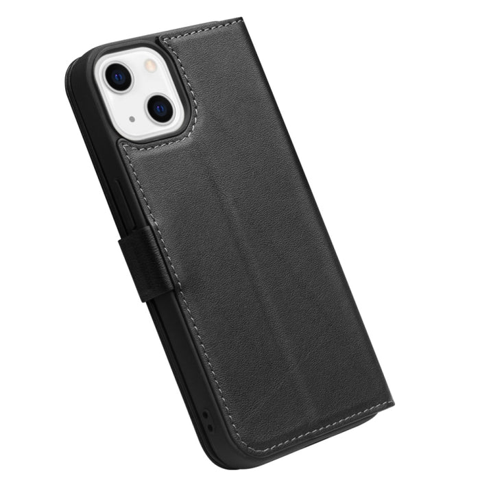 Estuche de cuero para teléfono con hebilla magnética QIALINO