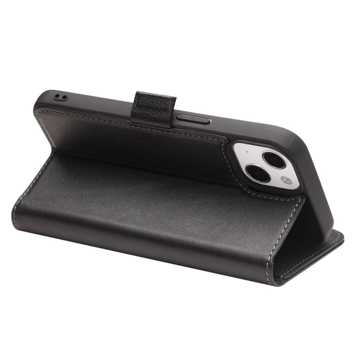 Estuche de cuero para teléfono con hebilla magnética QIALINO