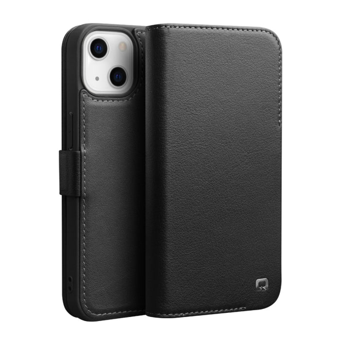Estuche de cuero para teléfono con hebilla magnética QIALINO
