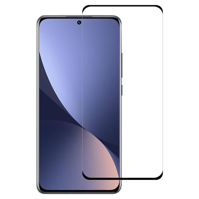 Pegamento completo 9H HD 3D Película de vidrio templado de borde curvo, For Xiaomi 12X / 12 (1 PC)