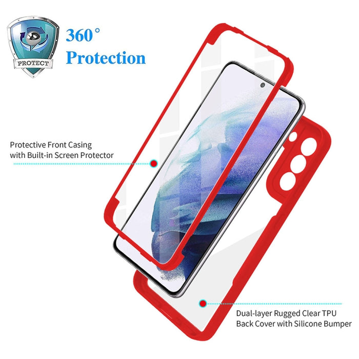 Acrílico + TPU 360 grados Cobertura completa Funda para teléfono a prueba de golpes, For Samsung Galaxy S21 5G, For Samsung Galaxy A13 5G, For Samsung Galaxy A32 4G, For Samsung Galaxy A32 5G, For Samsung Galaxy A51 4G, For Samsung Galaxy A52 5G / 4G  ...
