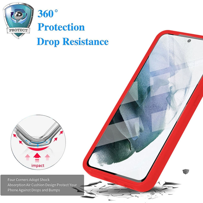 Acrílico + TPU 360 grados Cobertura completa Funda para teléfono a prueba de golpes, For Samsung Galaxy S21 5G, For Samsung Galaxy A13 5G, For Samsung Galaxy A32 4G, For Samsung Galaxy A32 5G, For Samsung Galaxy A51 4G, For Samsung Galaxy A52 5G / 4G  ...