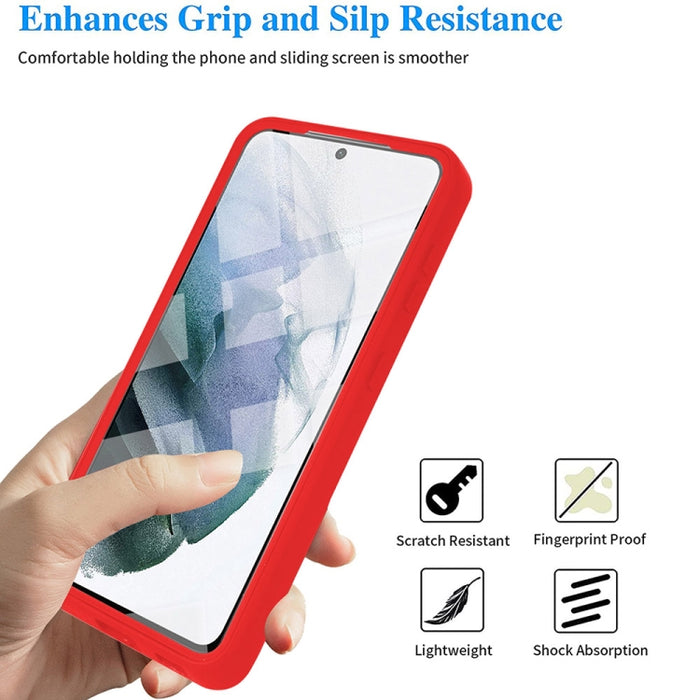 Acrílico + TPU 360 grados Cobertura completa Funda para teléfono a prueba de golpes, For Samsung Galaxy S21 5G, For Samsung Galaxy A13 5G, For Samsung Galaxy A32 4G, For Samsung Galaxy A32 5G, For Samsung Galaxy A51 4G, For Samsung Galaxy A52 5G / 4G  ...