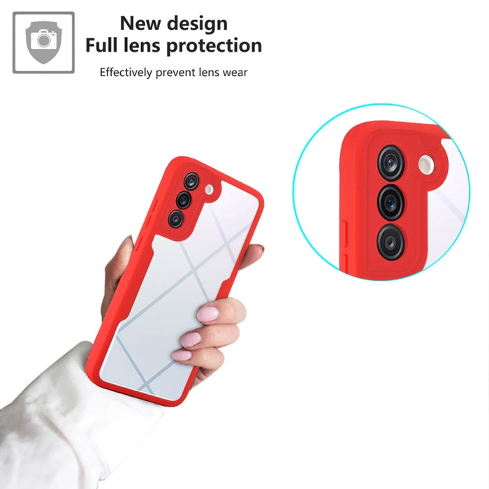 Acrílico + TPU 360 grados Cobertura completa Funda para teléfono a prueba de golpes, For Samsung Galaxy S21 5G, For Samsung Galaxy A13 5G, For Samsung Galaxy A32 4G, For Samsung Galaxy A32 5G, For Samsung Galaxy A51 4G, For Samsung Galaxy A52 5G / 4G  ...
