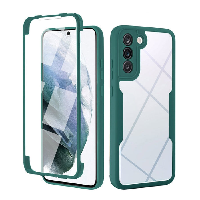 Acrílico + TPU 360 grados Cobertura completa Funda para teléfono a prueba de golpes, For Samsung Galaxy S21 5G, For Samsung Galaxy A13 5G, For Samsung Galaxy A32 4G, For Samsung Galaxy A32 5G, For Samsung Galaxy A51 4G, For Samsung Galaxy A52 5G / 4G  ...