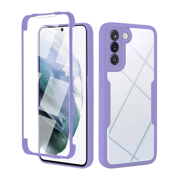 Acrílico + TPU 360 grados Cobertura completa Funda para teléfono a prueba de golpes, For Samsung Galaxy S21 5G, For Samsung Galaxy A13 5G, For Samsung Galaxy A32 4G, For Samsung Galaxy A32 5G, For Samsung Galaxy A51 4G, For Samsung Galaxy A52 5G / 4G  ...