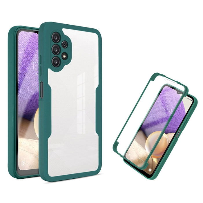 Acrílico + TPU 360 grados Cobertura completa Funda para teléfono a prueba de golpes, For Samsung Galaxy S21 5G, For Samsung Galaxy A13 5G, For Samsung Galaxy A32 4G, For Samsung Galaxy A32 5G, For Samsung Galaxy A51 4G, For Samsung Galaxy A52 5G / 4G  ...