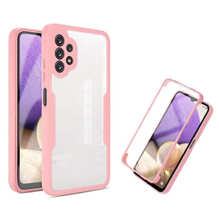 Acrílico + TPU 360 grados Cobertura completa Funda para teléfono a prueba de golpes, For Samsung Galaxy S21 5G, For Samsung Galaxy A13 5G, For Samsung Galaxy A32 4G, For Samsung Galaxy A32 5G, For Samsung Galaxy A51 4G, For Samsung Galaxy A52 5G / 4G  ...