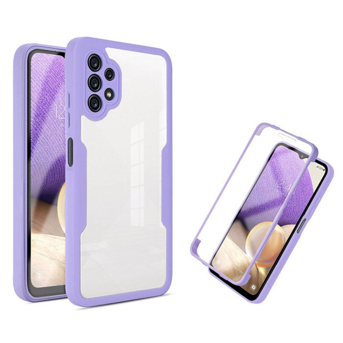 Acrílico + TPU 360 grados Cobertura completa Funda para teléfono a prueba de golpes, For Samsung Galaxy S21 5G, For Samsung Galaxy A13 5G, For Samsung Galaxy A32 4G, For Samsung Galaxy A32 5G, For Samsung Galaxy A51 4G, For Samsung Galaxy A52 5G / 4G  ...