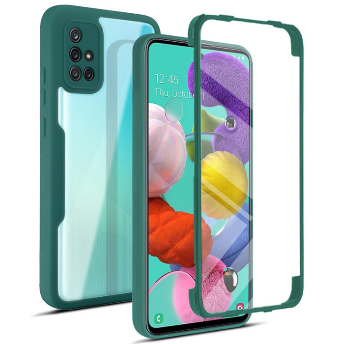 Acrílico + TPU 360 grados Cobertura completa Funda para teléfono a prueba de golpes, For Samsung Galaxy S21 5G, For Samsung Galaxy A13 5G, For Samsung Galaxy A32 4G, For Samsung Galaxy A32 5G, For Samsung Galaxy A51 4G, For Samsung Galaxy A52 5G / 4G  ...