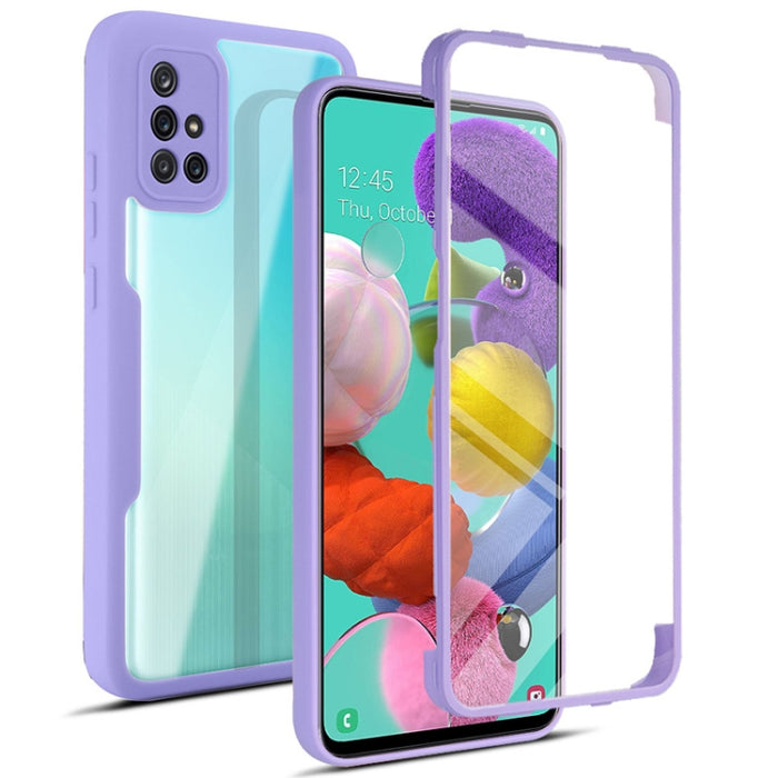 Acrílico + TPU 360 grados Cobertura completa Funda para teléfono a prueba de golpes, For Samsung Galaxy S21 5G, For Samsung Galaxy A13 5G, For Samsung Galaxy A32 4G, For Samsung Galaxy A32 5G, For Samsung Galaxy A51 4G, For Samsung Galaxy A52 5G / 4G  ...