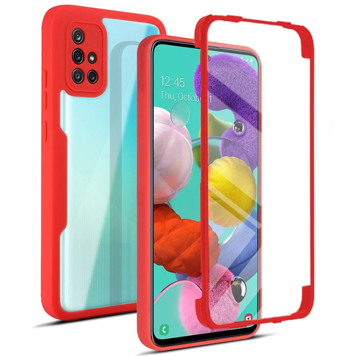 Acrílico + TPU 360 grados Cobertura completa Funda para teléfono a prueba de golpes, For Samsung Galaxy S21 5G, For Samsung Galaxy A13 5G, For Samsung Galaxy A32 4G, For Samsung Galaxy A32 5G, For Samsung Galaxy A51 4G, For Samsung Galaxy A52 5G / 4G  ...