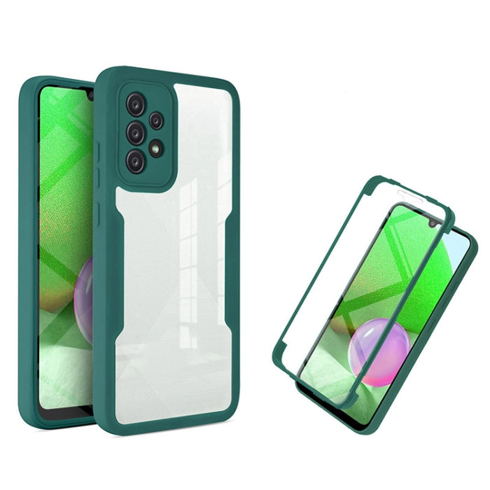 Acrílico + TPU 360 grados Cobertura completa Funda para teléfono a prueba de golpes, For Samsung Galaxy S21 5G, For Samsung Galaxy A13 5G, For Samsung Galaxy A32 4G, For Samsung Galaxy A32 5G, For Samsung Galaxy A51 4G, For Samsung Galaxy A52 5G / 4G  ...