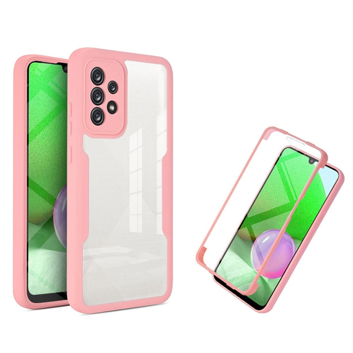 Acrílico + TPU 360 grados Cobertura completa Funda para teléfono a prueba de golpes, For Samsung Galaxy S21 5G, For Samsung Galaxy A13 5G, For Samsung Galaxy A32 4G, For Samsung Galaxy A32 5G, For Samsung Galaxy A51 4G, For Samsung Galaxy A52 5G / 4G  ...
