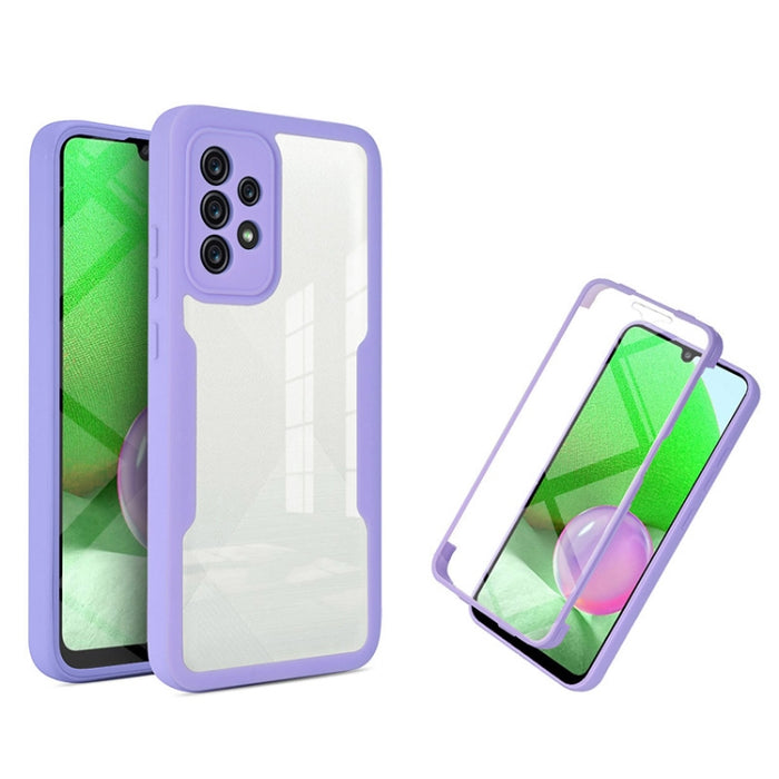 Acrílico + TPU 360 grados Cobertura completa Funda para teléfono a prueba de golpes, For Samsung Galaxy S21 5G, For Samsung Galaxy A13 5G, For Samsung Galaxy A32 4G, For Samsung Galaxy A32 5G, For Samsung Galaxy A51 4G, For Samsung Galaxy A52 5G / 4G  ...