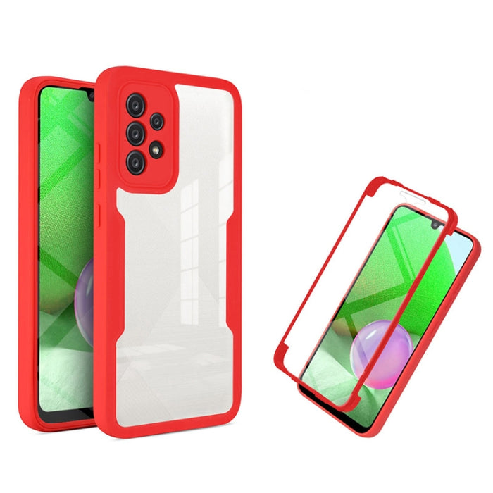 Acrílico + TPU 360 grados Cobertura completa Funda para teléfono a prueba de golpes, For Samsung Galaxy S21 5G, For Samsung Galaxy A13 5G, For Samsung Galaxy A32 4G, For Samsung Galaxy A32 5G, For Samsung Galaxy A51 4G, For Samsung Galaxy A52 5G / 4G  ...