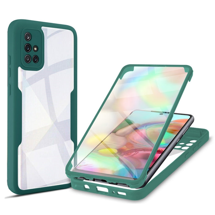 Acrílico + TPU 360 grados Cobertura completa Funda para teléfono a prueba de golpes, For Samsung Galaxy S21 5G, For Samsung Galaxy A13 5G, For Samsung Galaxy A32 4G, For Samsung Galaxy A32 5G, For Samsung Galaxy A51 4G, For Samsung Galaxy A52 5G / 4G  ...