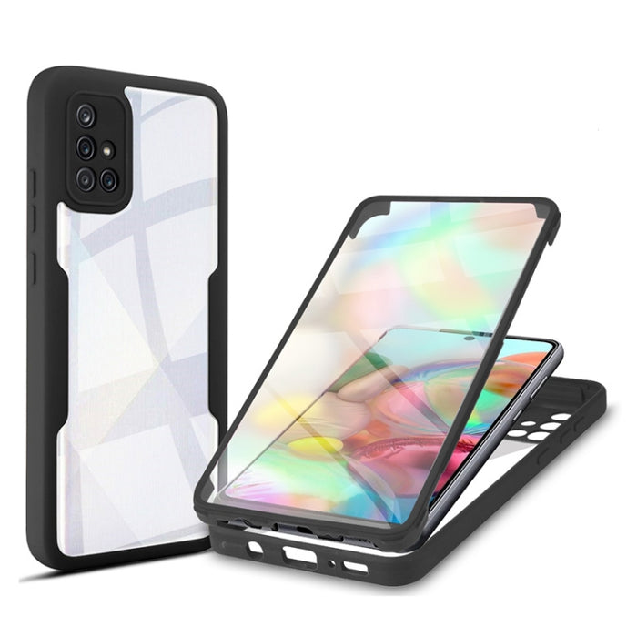Acrílico + TPU 360 grados Cobertura completa Funda para teléfono a prueba de golpes, For Samsung Galaxy S21 5G, For Samsung Galaxy A13 5G, For Samsung Galaxy A32 4G, For Samsung Galaxy A32 5G, For Samsung Galaxy A51 4G, For Samsung Galaxy A52 5G / 4G  ...