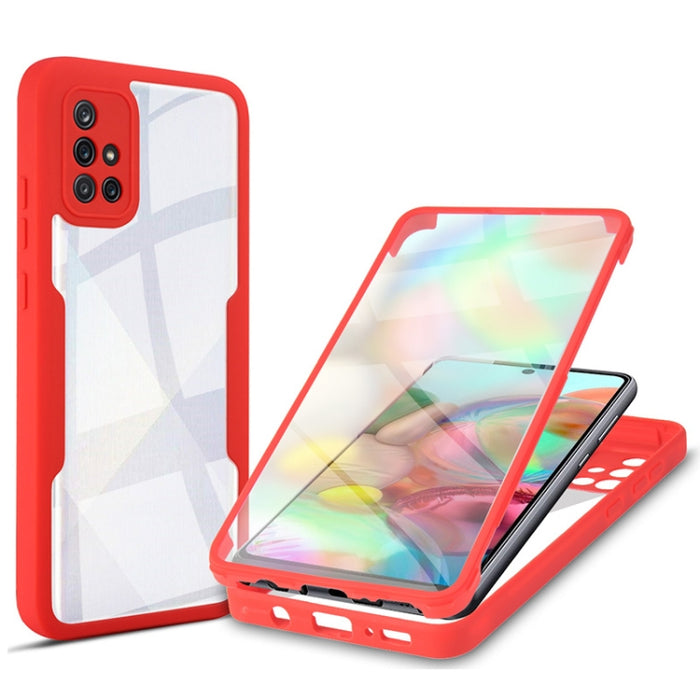 Acrílico + TPU 360 grados Cobertura completa Funda para teléfono a prueba de golpes, For Samsung Galaxy S21 5G, For Samsung Galaxy A13 5G, For Samsung Galaxy A32 4G, For Samsung Galaxy A32 5G, For Samsung Galaxy A51 4G, For Samsung Galaxy A52 5G / 4G  ...