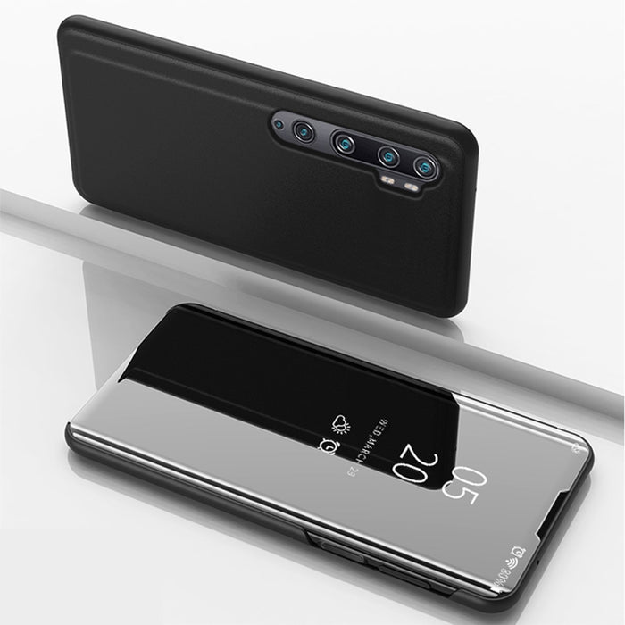 Estuche de cuero con tapa horizontal de espejo plateado con soporte, For OPPO Reno2 Z / Reno2 F, For Galaxy S20+, For Galaxy S20 Ultra, For Galaxy S20, For Xiaomi Mi Note10 / Note 10 Pro, For OPPO Reno2 Z/ Reno2 F