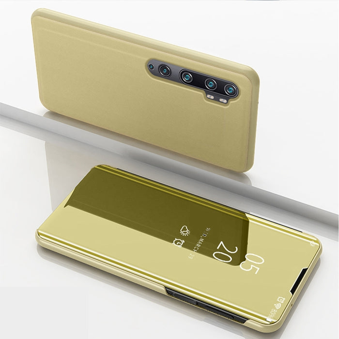 Estuche de cuero con tapa horizontal de espejo plateado con soporte, For OPPO Reno2 Z / Reno2 F, For Galaxy S20+, For Galaxy S20 Ultra, For Galaxy S20, For Xiaomi Mi Note10 / Note 10 Pro, For OPPO Reno2 Z/ Reno2 F