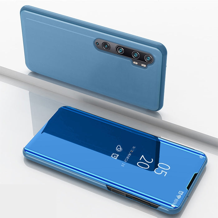 Estuche de cuero con tapa horizontal de espejo plateado con soporte, For OPPO Reno2 Z / Reno2 F, For Galaxy S20+, For Galaxy S20 Ultra, For Galaxy S20, For Xiaomi Mi Note10 / Note 10 Pro, For OPPO Reno2 Z/ Reno2 F
