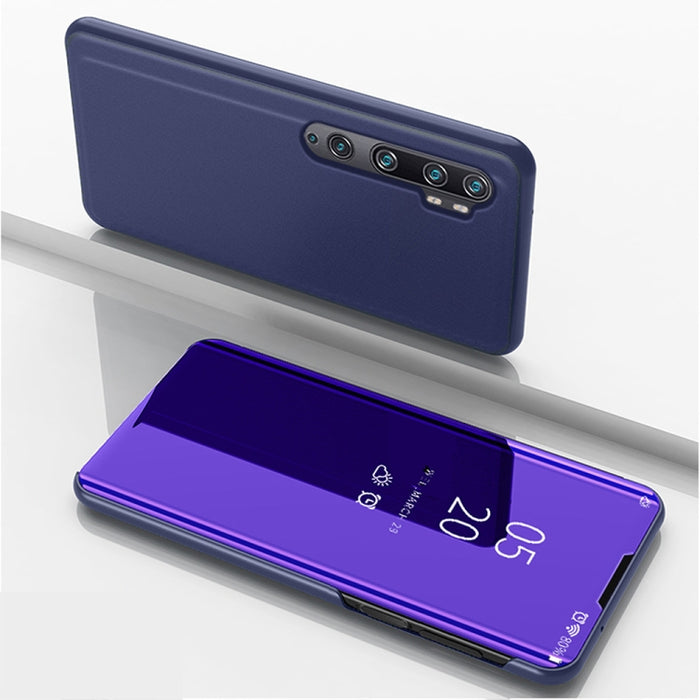 Estuche de cuero con tapa horizontal de espejo plateado con soporte, For OPPO Reno2 Z / Reno2 F, For Galaxy S20+, For Galaxy S20 Ultra, For Galaxy S20, For Xiaomi Mi Note10 / Note 10 Pro, For OPPO Reno2 Z/ Reno2 F