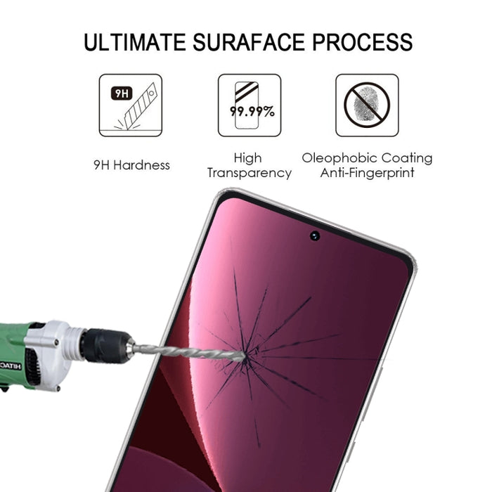 Edge Glue 9H HD 3D Película de vidrio templado de borde curvo, For Xiaomi 12 Pro (1 PC)
