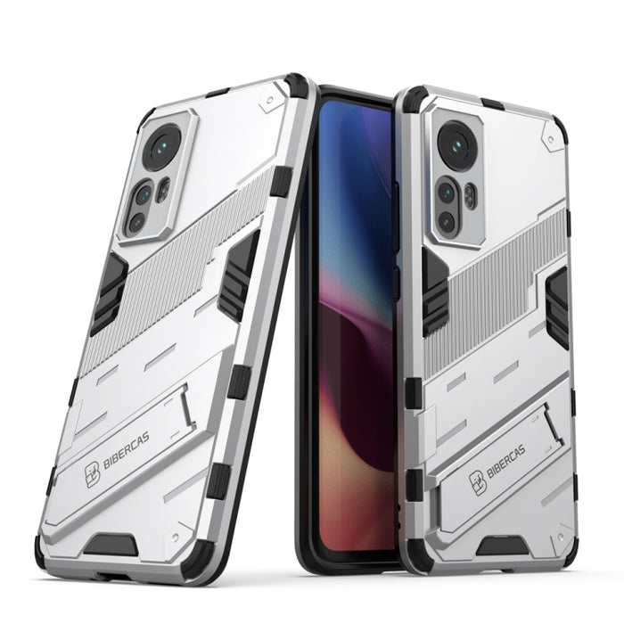 Punk Armor 2 en 1 PC + TPU Estuche para teléfono a prueba de golpes con soporte invisible, For OPPO Reno7 SE 5G, For Xiaomi Mi 12