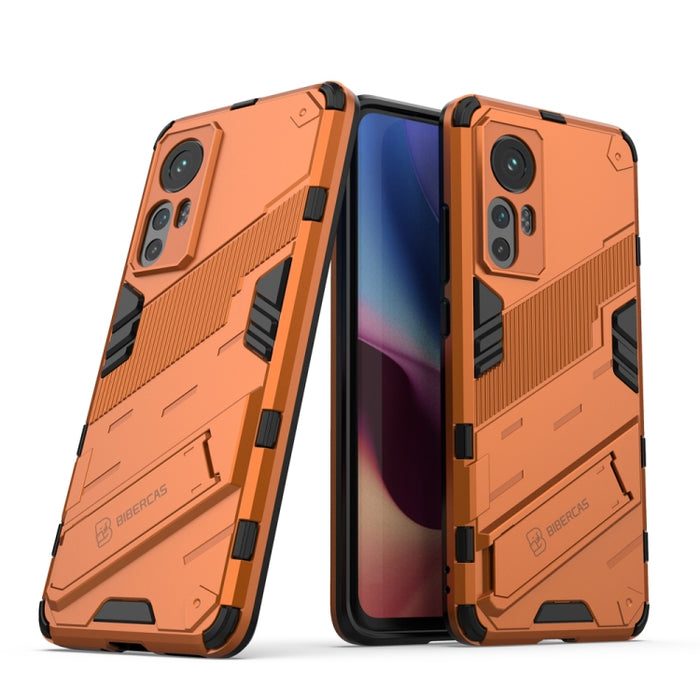 Punk Armor 2 en 1 PC + TPU Estuche para teléfono a prueba de golpes con soporte invisible, For OPPO Reno7 SE 5G, For Xiaomi Mi 12