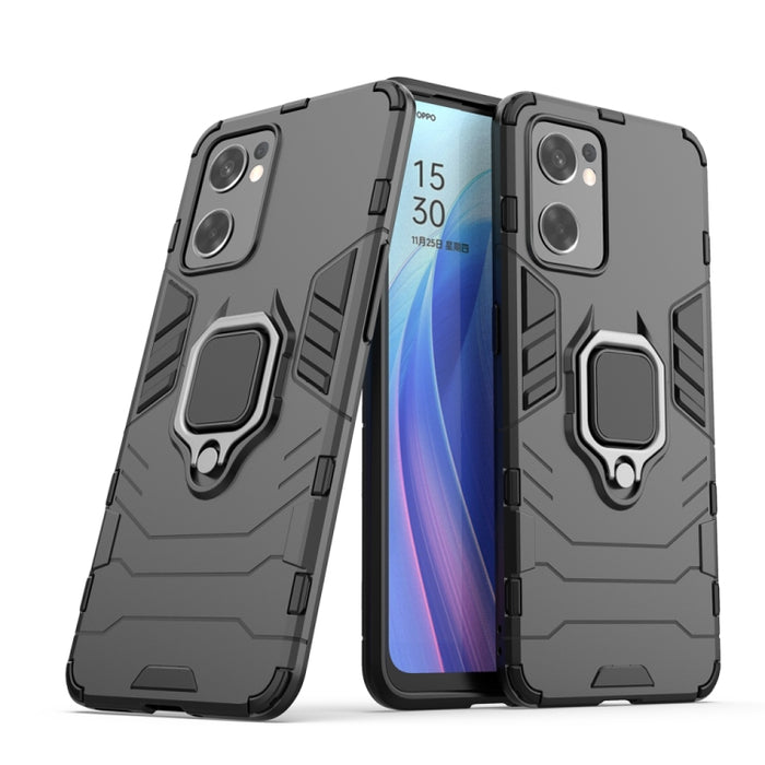 Funda protectora para teléfono PC + TPU a prueba de golpes con soporte de anillo magnético, For Huawei nova7 SE, For OPPO Reno7 SE 5G, For Xiaomi 12