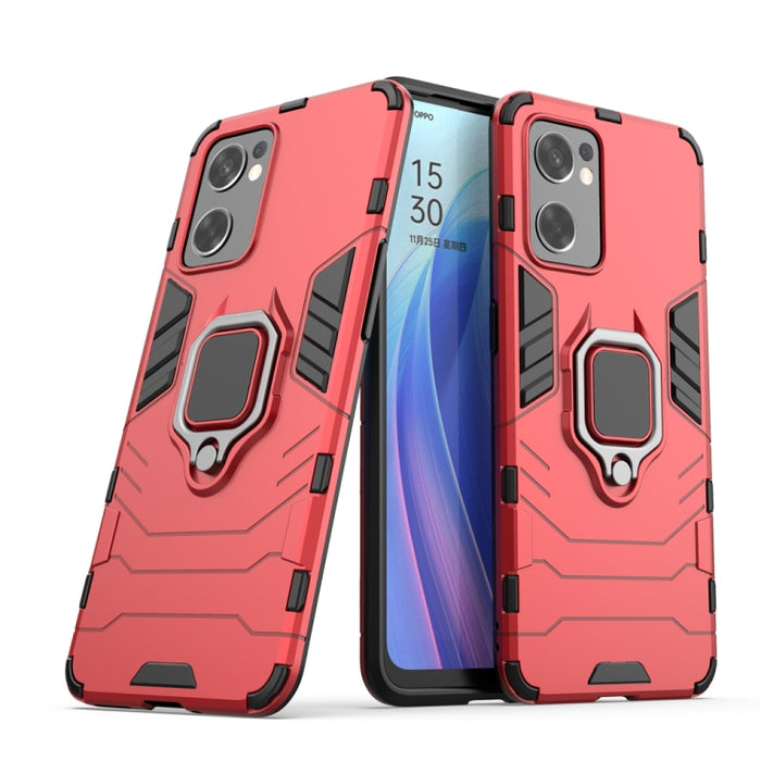 Funda protectora para teléfono PC + TPU a prueba de golpes con soporte de anillo magnético, For Huawei nova7 SE, For OPPO Reno7 SE 5G, For Xiaomi 12