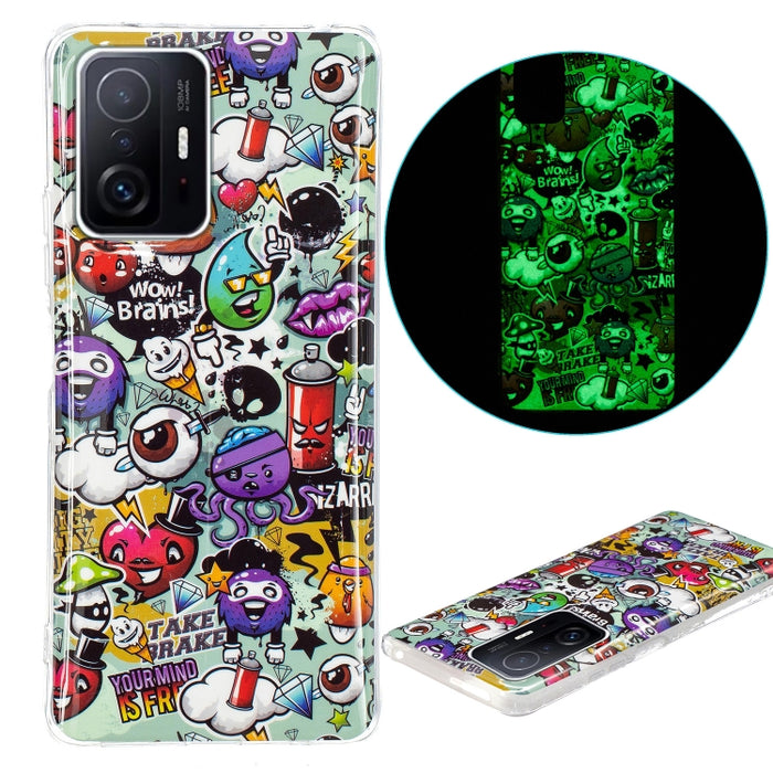 Estuche protector de teléfono TPU luminoso, For Samsung Galaxy S22 5G, For Samsung Galaxy S22+ 5G, For Samsung Galaxy S22 Ultra 5G, For Samsung Galaxy A03s, For Samsung Galaxy A13 5G, For Xiaomi Redmi 10, For Xiaomi 11T / 11T Pro