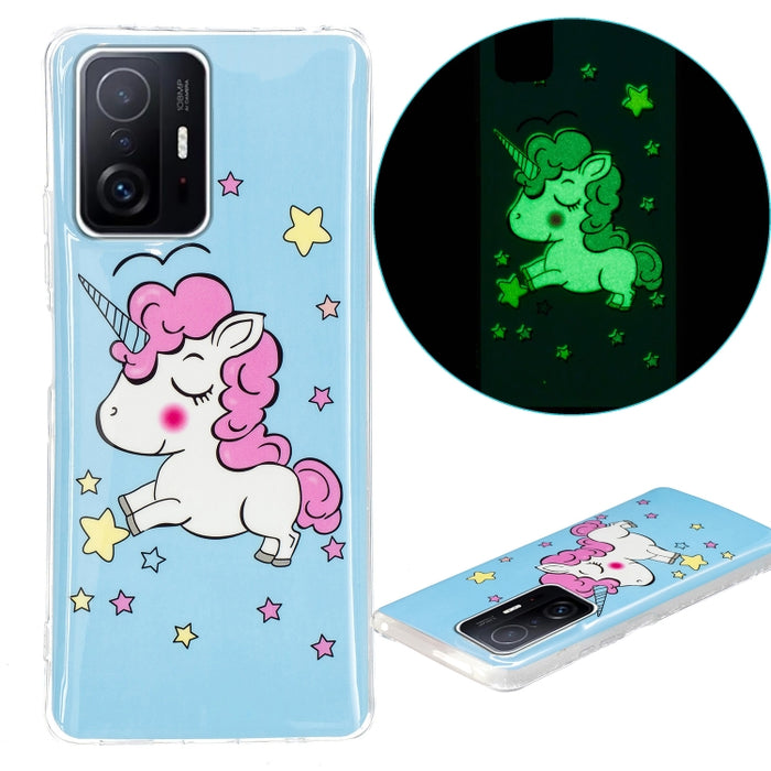 Estuche protector de teléfono TPU luminoso, For Samsung Galaxy S22 5G, For Samsung Galaxy S22+ 5G, For Samsung Galaxy S22 Ultra 5G, For Samsung Galaxy A03s, For Samsung Galaxy A13 5G, For Xiaomi Redmi 10, For Xiaomi 11T / 11T Pro