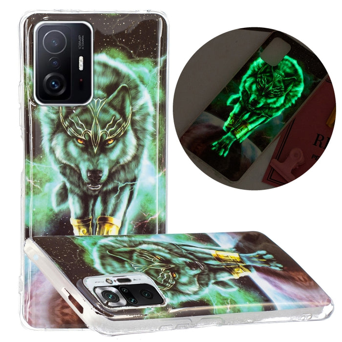Estuche protector de teléfono TPU luminoso, For Samsung Galaxy S22 5G, For Samsung Galaxy S22+ 5G, For Samsung Galaxy S22 Ultra 5G, For Samsung Galaxy A03s, For Samsung Galaxy A13 5G, For Xiaomi Redmi 10, For Xiaomi 11T / 11T Pro