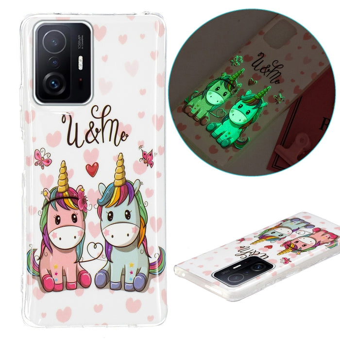 Estuche protector de teléfono TPU luminoso, For Samsung Galaxy S22 5G, For Samsung Galaxy S22+ 5G, For Samsung Galaxy S22 Ultra 5G, For Samsung Galaxy A03s, For Samsung Galaxy A13 5G, For Xiaomi Redmi 10, For Xiaomi 11T / 11T Pro