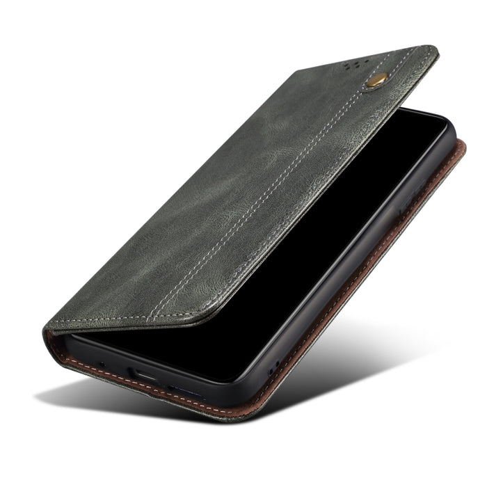 Estuche para teléfono de cuero con textura de caballo loco de cera simple, For Xiaomi 12/12S, For Xiaomi 12 Pro/12S Pro, For Xiaomi 12X