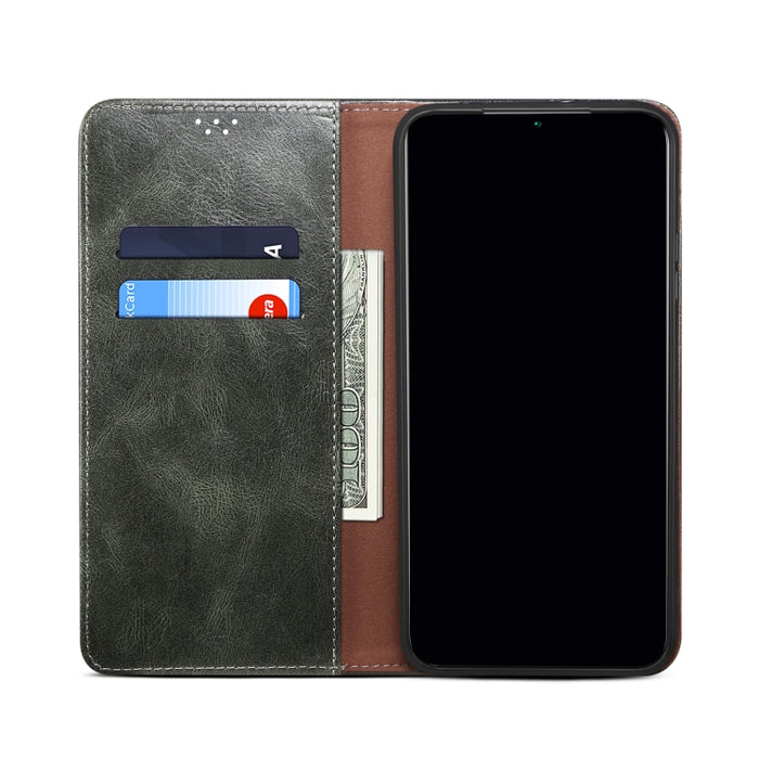 Estuche para teléfono de cuero con textura de caballo loco de cera simple, For Xiaomi 12/12S, For Xiaomi 12 Pro/12S Pro, For Xiaomi 12X